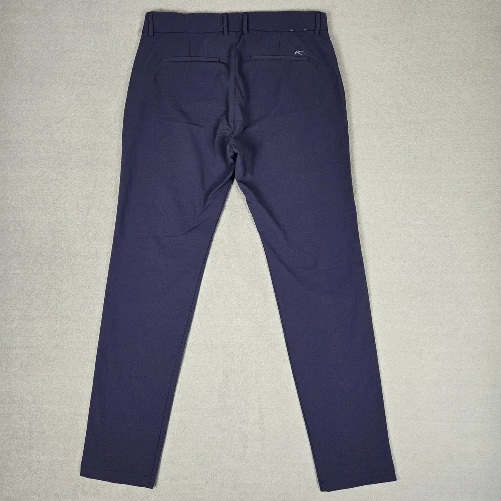 KJUS Ike Golf Pants Mens 34x34 Navy Stretch Lightweight Performance Chino